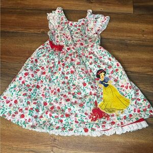 Disney Red and White Floral Dress
